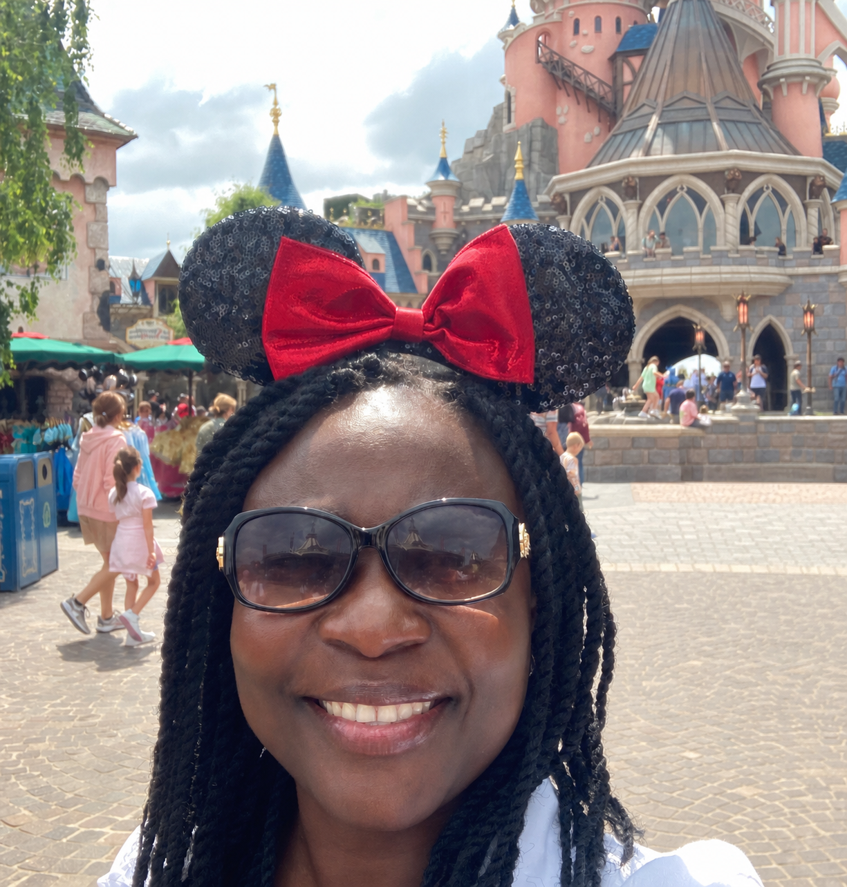 Olga visiting Disneyland Paris